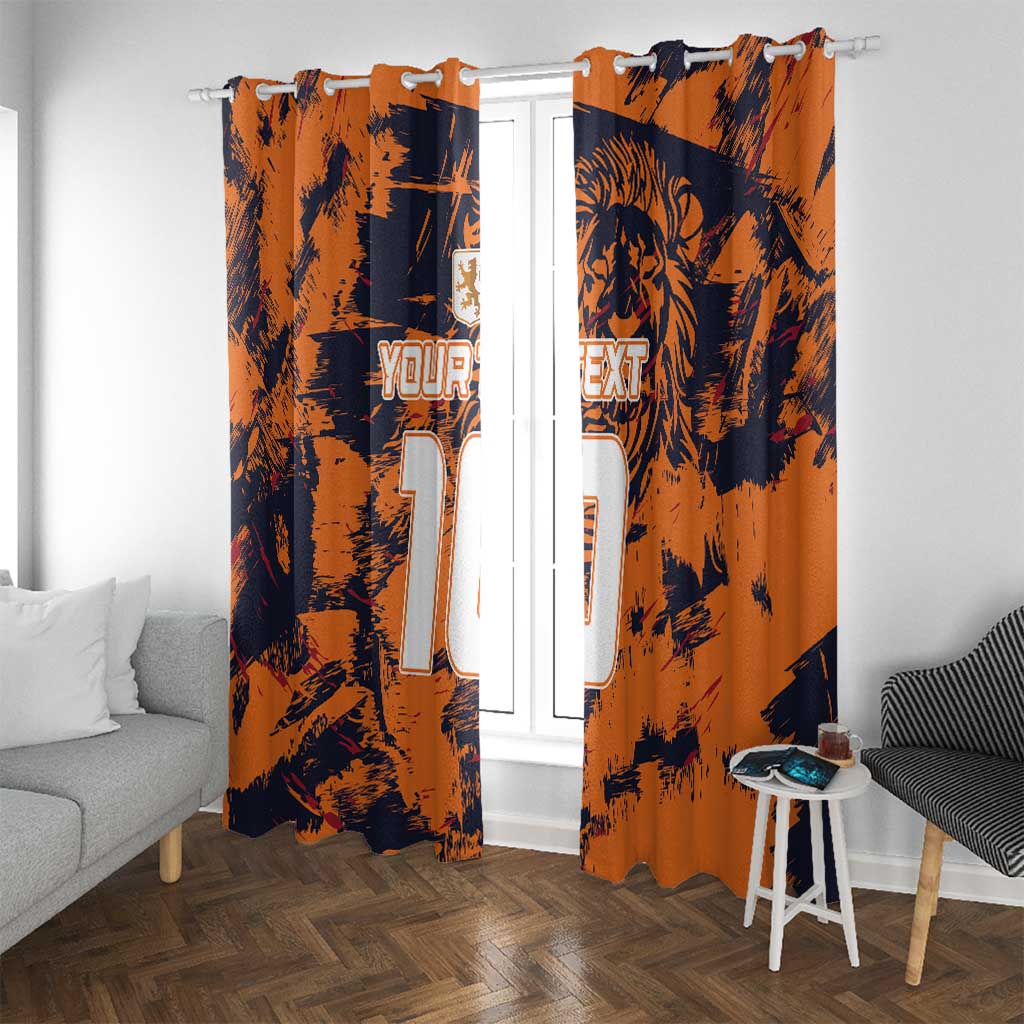 Netherlands Football 2024 Go Champion Window Curtain - Wonder Print Shop