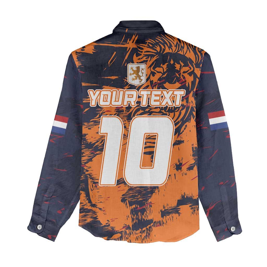 Netherlands Football 2024 Go Champion Women Casual Shirt LT03