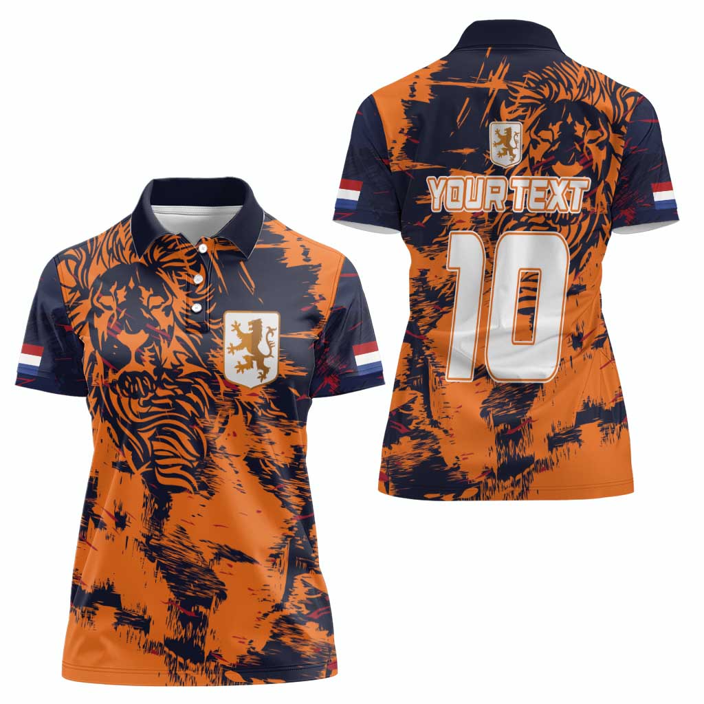 Netherlands Football 2024 Go Champion Women Polo Shirt - Wonder Print Shop