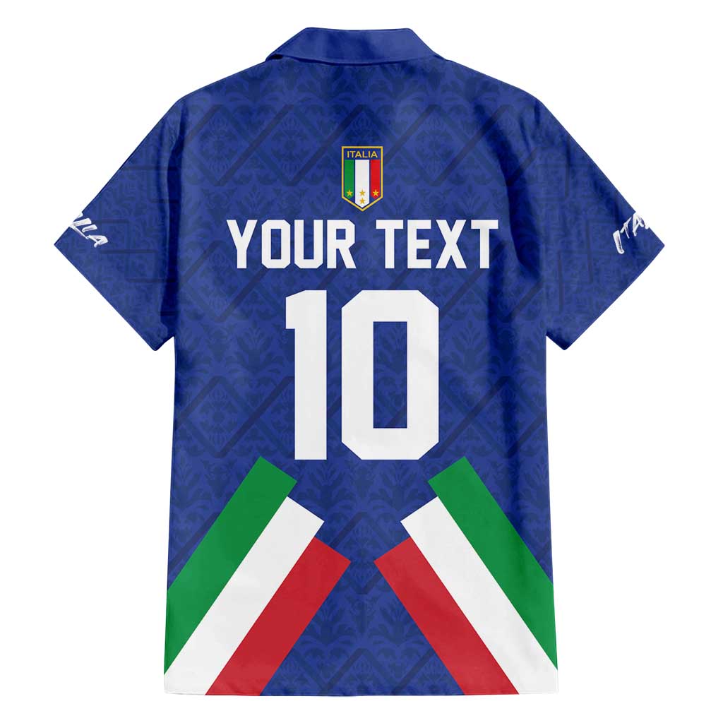 Italy Football 2024 Go Champion Family Matching Off Shoulder Maxi Dress and Hawaiian Shirt - Wonder Print Shop
