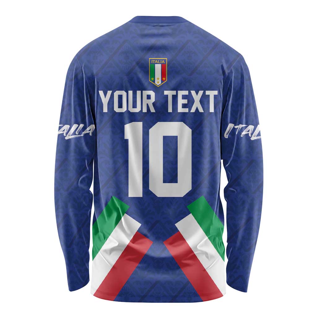 Italy Football 2024 Go Champion Long Sleeve Shirt - Wonder Print Shop