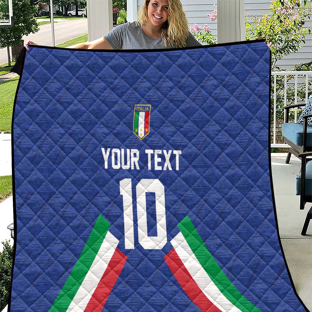 Italy Football 2024 Go Champion Quilt - Wonder Print Shop
