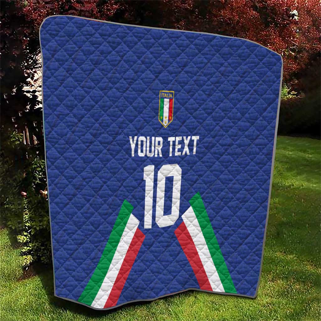 Italy Football 2024 Go Champion Quilt - Wonder Print Shop
