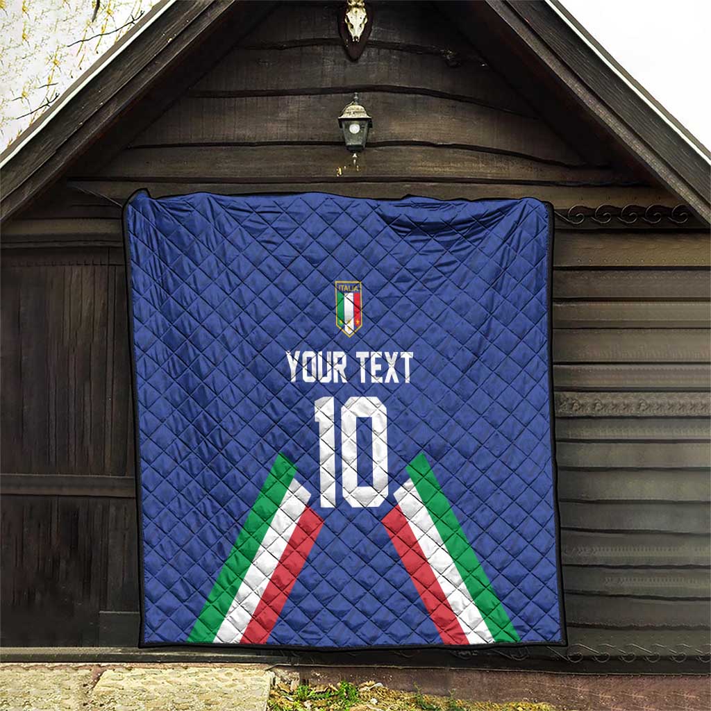 Italy Football 2024 Go Champion Quilt - Wonder Print Shop