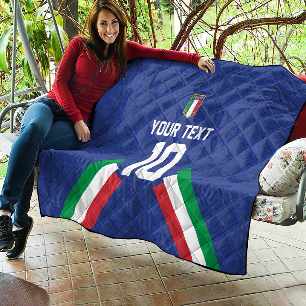 Italy Football 2024 Go Champion Quilt - Wonder Print Shop