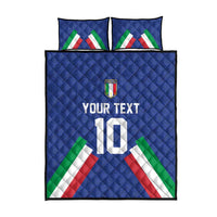 Italy Football 2024 Go Champion Quilt Bed Set - Wonder Print Shop