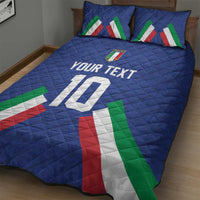 Italy Football 2024 Go Champion Quilt Bed Set - Wonder Print Shop