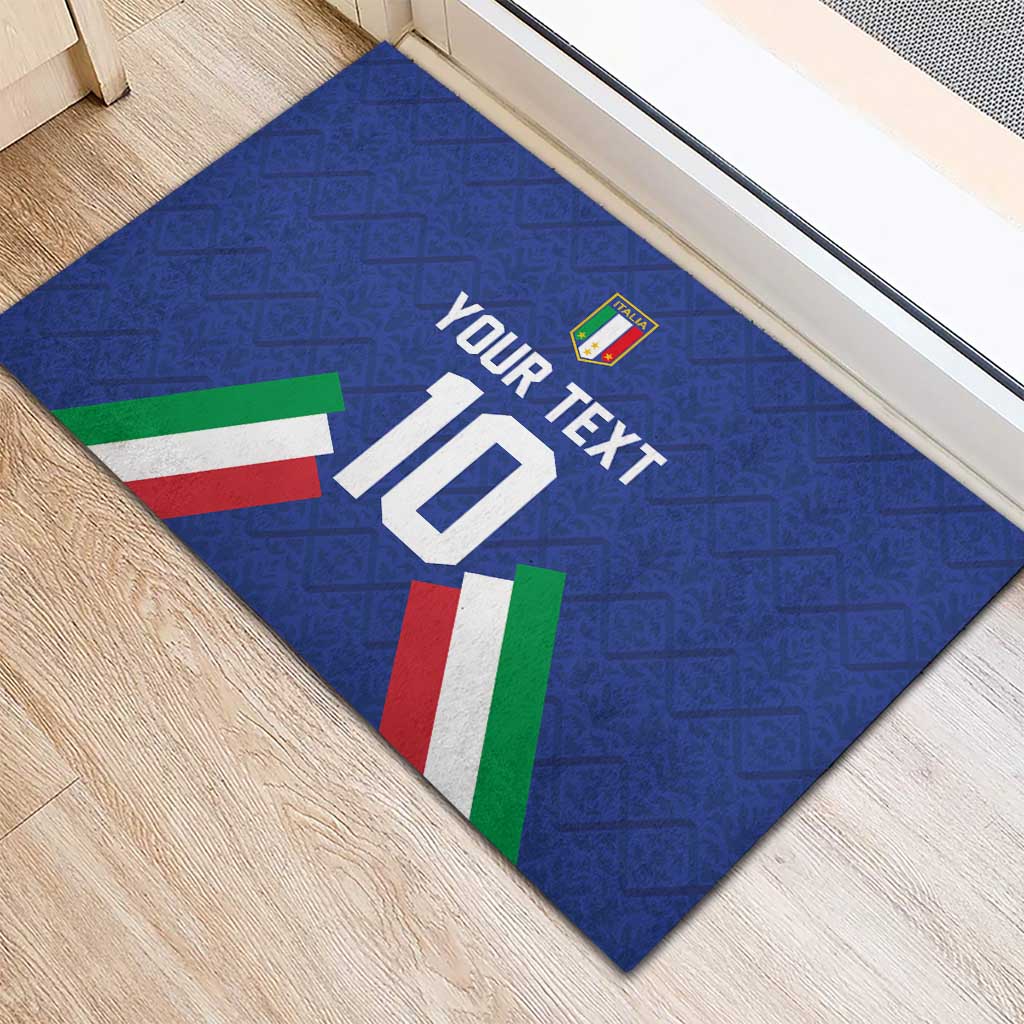 Italy Football 2024 Go Champion Rubber Doormat - Wonder Print Shop