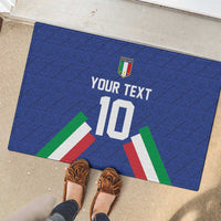 Italy Football 2024 Go Champion Rubber Doormat - Wonder Print Shop