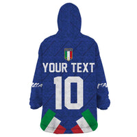 Italy Football 2024 Go Champion Wearable Blanket Hoodie - Wonder Print Shop