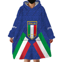 Italy Football 2024 Go Champion Wearable Blanket Hoodie - Wonder Print Shop