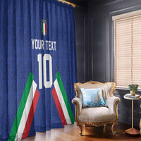 Italy Football 2024 Go Champion Window Curtain - Wonder Print Shop