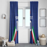 Italy Football 2024 Go Champion Window Curtain - Wonder Print Shop