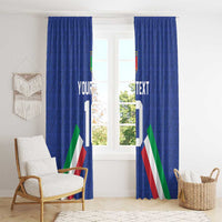 Italy Football 2024 Go Champion Window Curtain - Wonder Print Shop