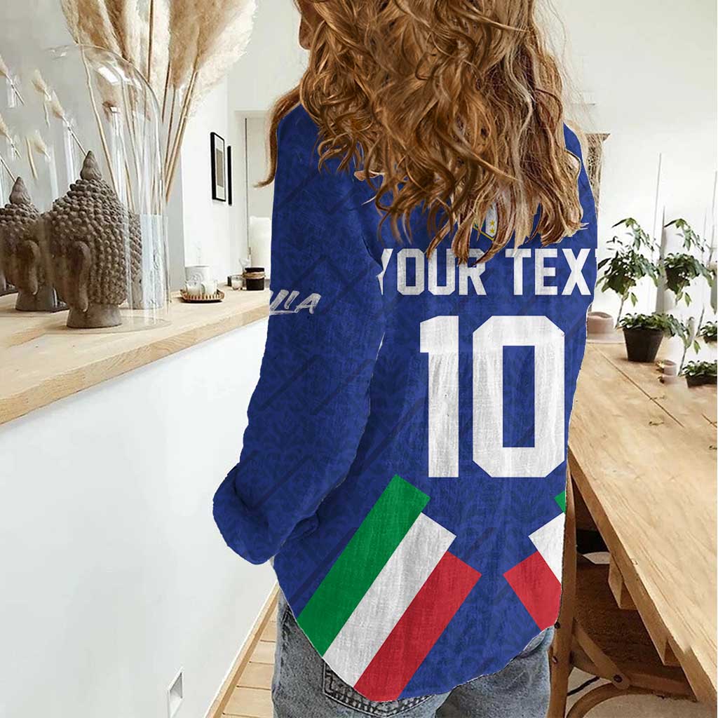 Italy Football 2024 Go Champion Women Casual Shirt - Wonder Print Shop