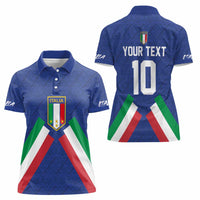 Italy Football 2024 Go Champion Women Polo Shirt - Wonder Print Shop