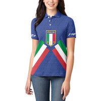 Italy Football 2024 Go Champion Women Polo Shirt - Wonder Print Shop