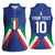 Italy Football 2024 Go Champion Women Sleeveless Polo Shirt - Wonder Print Shop