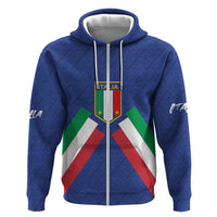 Italy Football 2024 Go Champion Zip Hoodie - Wonder Print Shop