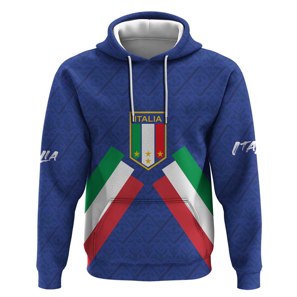 Italy Football 2024 Go Champion Zip Hoodie - Wonder Print Shop