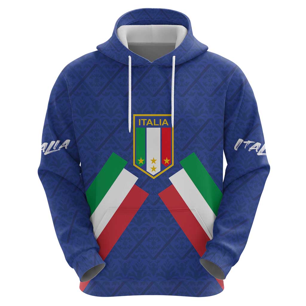 Italy Football 2024 Go Champion Zip Hoodie - Wonder Print Shop