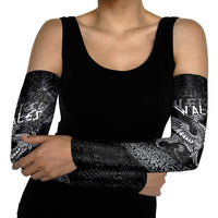 Welsh Celtic Culture Arm Sleeves Wales Y Ddraig Goch with Runes Symbols - Wonder Print Shop