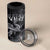 Welsh Celtic Culture 4 in 1 Can Cooler Tumbler Wales Y Ddraig Goch with Runes Symbols - Wonder Print Shop