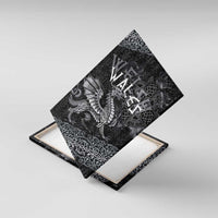 Welsh Celtic Culture Canvas Wall Art Wales Y Ddraig Goch with Runes Symbols - Wonder Print Shop