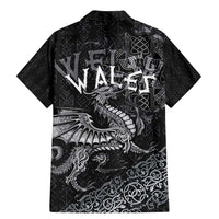 Welsh Celtic Culture Family Matching Mermaid Dress and Hawaiian Shirt Wales Y Ddraig Goch with Runes Symbols - Wonder Print Shop