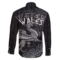 Welsh Celtic Culture Family Matching Mermaid Dress and Hawaiian Shirt Wales Y Ddraig Goch with Runes Symbols - Wonder Print Shop