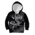 Welsh Celtic Culture Kid Hoodie Wales Y Ddraig Goch with Runes Symbols - Wonder Print Shop
