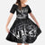 Welsh Celtic Culture Kid Short Sleeve Dress Wales Y Ddraig Goch with Runes Symbols - Wonder Print Shop
