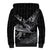Welsh Celtic Culture Sherpa Hoodie Wales Y Ddraig Goch with Runes Symbols - Wonder Print Shop