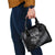 Welsh Celtic Culture Shoulder Handbag Wales Y Ddraig Goch with Runes Symbols - Wonder Print Shop
