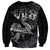 Welsh Celtic Culture Sweatshirt Wales Y Ddraig Goch with Runes Symbols - Wonder Print Shop