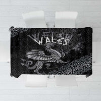 Welsh Celtic Culture Tablecloth Wales Y Ddraig Goch with Runes Symbols - Wonder Print Shop