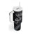 Welsh Celtic Culture Tumbler With Handle Wales Y Ddraig Goch with Runes Symbols - Wonder Print Shop
