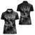 Welsh Celtic Culture Women Polo Shirt Wales Y Ddraig Goch with Runes Symbols - Wonder Print Shop