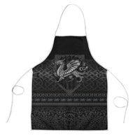 Welsh Celtic Culture Apron Wales Y Ddraig Goch with Knot - Wonder Print Shop