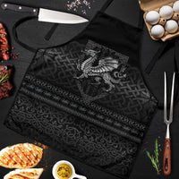 Welsh Celtic Culture Apron Wales Y Ddraig Goch with Knot - Wonder Print Shop