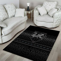 Welsh Celtic Culture Area Rug Wales Y Ddraig Goch with Knot - Wonder Print Shop