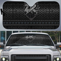 Welsh Celtic Culture Auto Sun Shade Wales Y Ddraig Goch with Knot - Wonder Print Shop