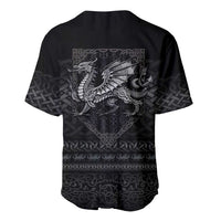 Welsh Celtic Culture Baseball Jersey Wales Y Ddraig Goch with Knot - Wonder Print Shop