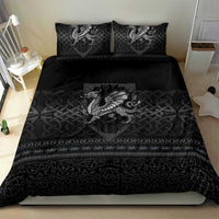 Welsh Celtic Culture Bedding Set Wales Y Ddraig Goch with Knot - Wonder Print Shop