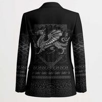 Welsh Celtic Culture Blazer Wales Y Ddraig Goch with Knot - Wonder Print Shop