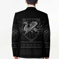 Welsh Celtic Culture Blazer Wales Y Ddraig Goch with Knot - Wonder Print Shop