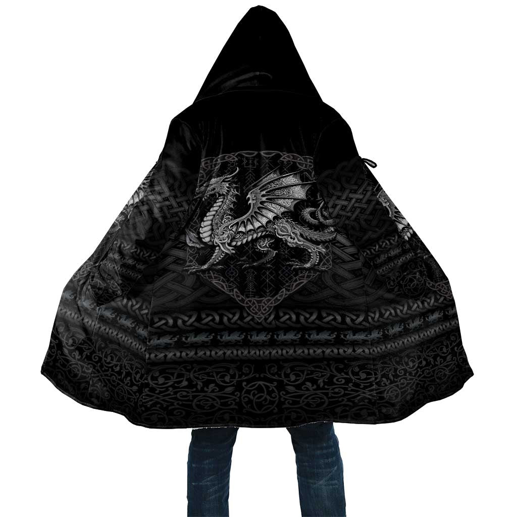 Welsh Celtic Culture Cloak Wales Y Ddraig Goch with Knot - Wonder Print Shop