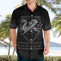 Welsh Celtic Culture Hawaiian Shirt Wales Y Ddraig Goch with Knot - Wonder Print Shop