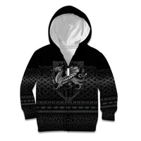 Welsh Celtic Culture Kid Hoodie Wales Y Ddraig Goch with Knot - Wonder Print Shop