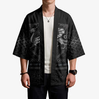 Welsh Celtic Culture Kimono Wales Y Ddraig Goch with Knot - Wonder Print Shop